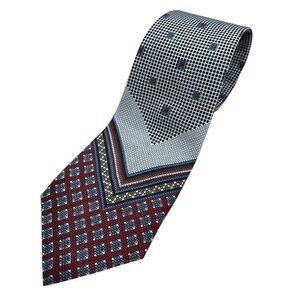 YSL Yves Saint Laurent Made in Italy 100% Silk Necktie